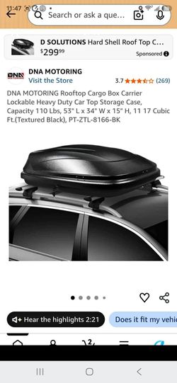 Rooftop Cargo box