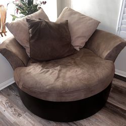 Oversized Swivel Chair
