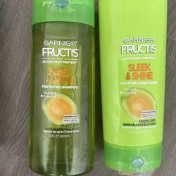 Ganier Fructis Shampoo and Conditioner $3 Each small/$5 Each Large 