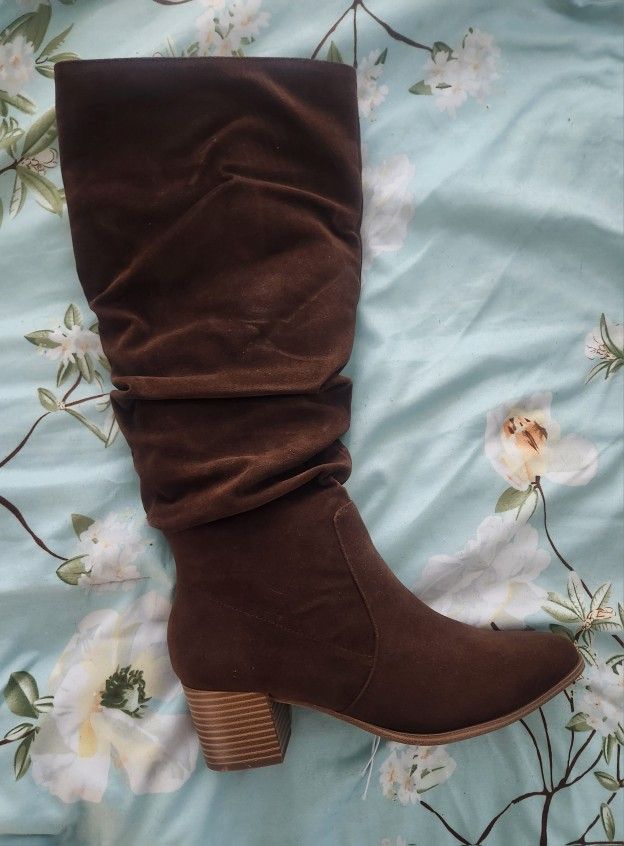 Brown Suede Boots