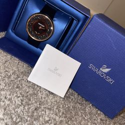 Swarovski Crystalline Black Watch
