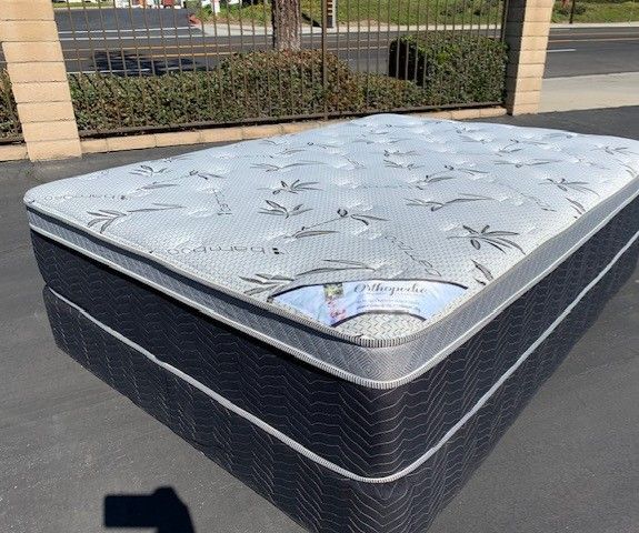 Cal King Ortho Bamboo Pillow Top Mattress!!