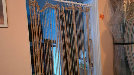 Curtain bamboo bead