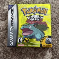 Pokemon Leafgreen For Nintendo Gameboy Advance