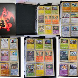 450 Pokemon Cards With Binder Hologram Vintage Rare Common Uncommon Cards Mixed 