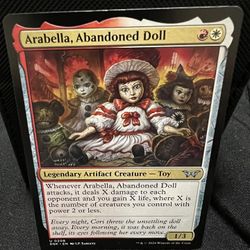 Custom PAUPER MtG Commander deck feat. Arabella, Abandoned Doll (White Red)