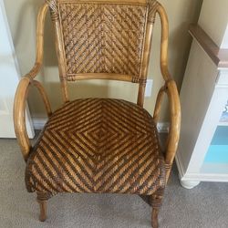 Wicker  Chair Vintage 