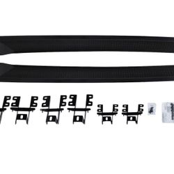 W#930 AUTO Body Side Sill Runway Plate Bumper Side Step Replacement Kit LH+RH for 2018-2022 Jeep Wrangler JL 4 Door