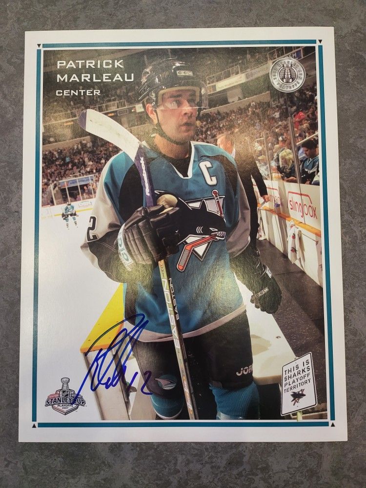 Patrick Marleau signed photo