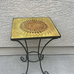 Mosaic Design Side Table 
