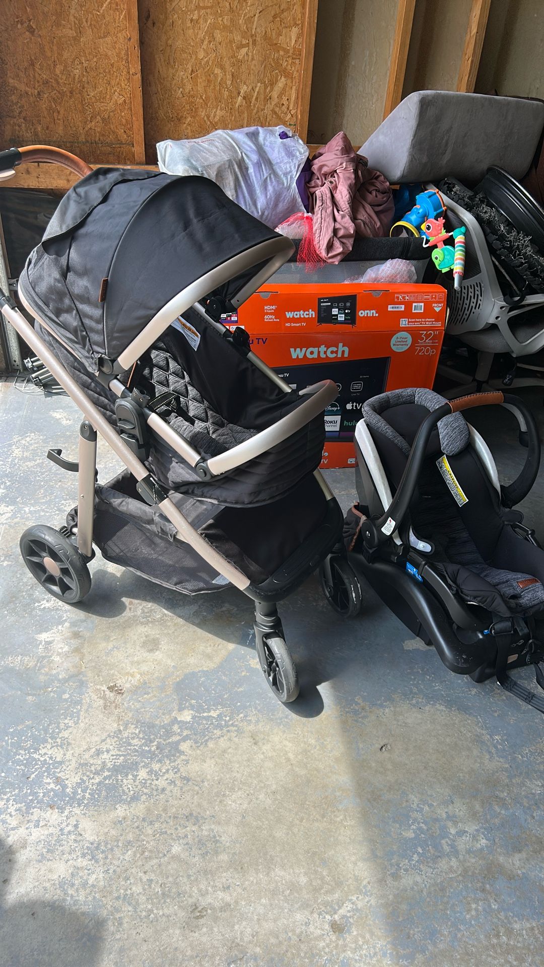 Monbebe 6 In 1 Travel System, Car seat And Stroller