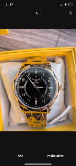 Invicta men’s watch 41mm Gold
