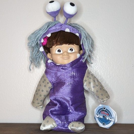 Disney On Ice Monsters Inc. Boo Plush Doll With Removable Monster Costume