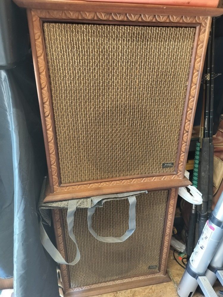 Vintage 60's Wharfedale W70D Speakers