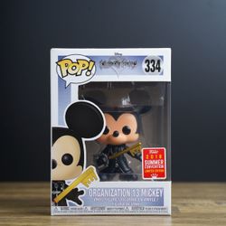 Organization 13 Mickey #334 (2018 Summer Convention Exclusive) Kingdom Hearts Funko Pop