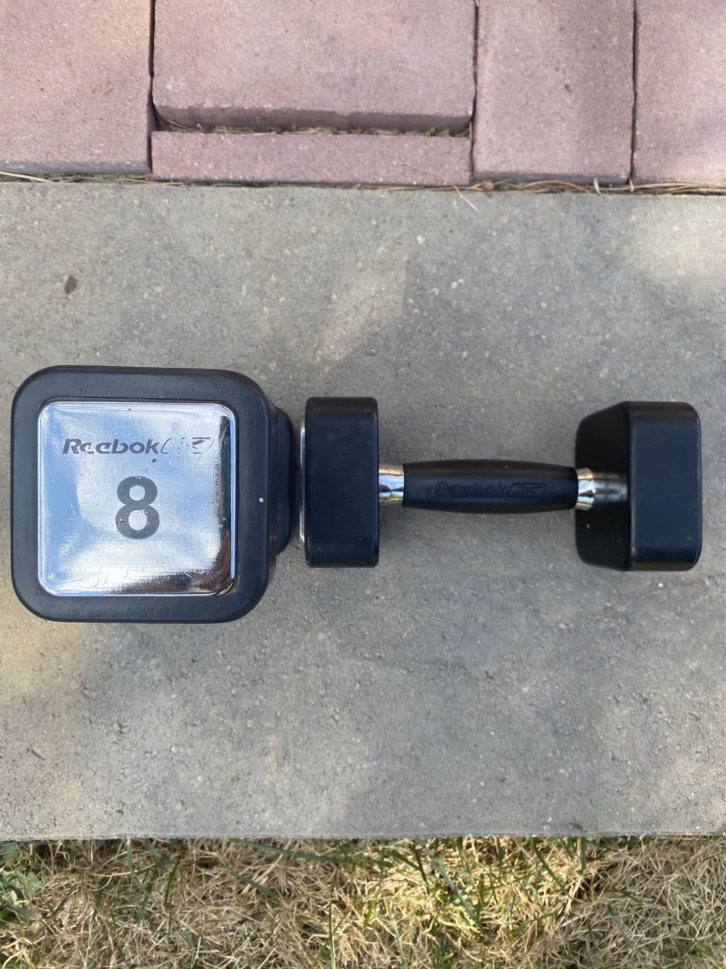 8 Pound Reebok Dumbbells