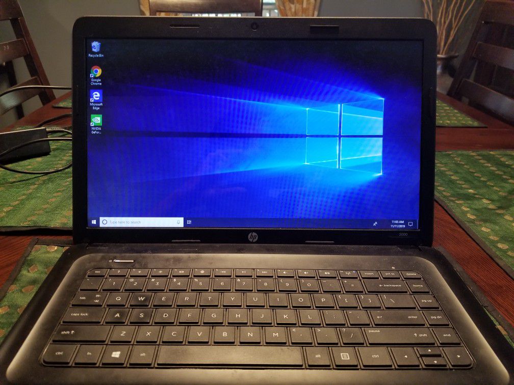 HP 2000 15.6" Laptop