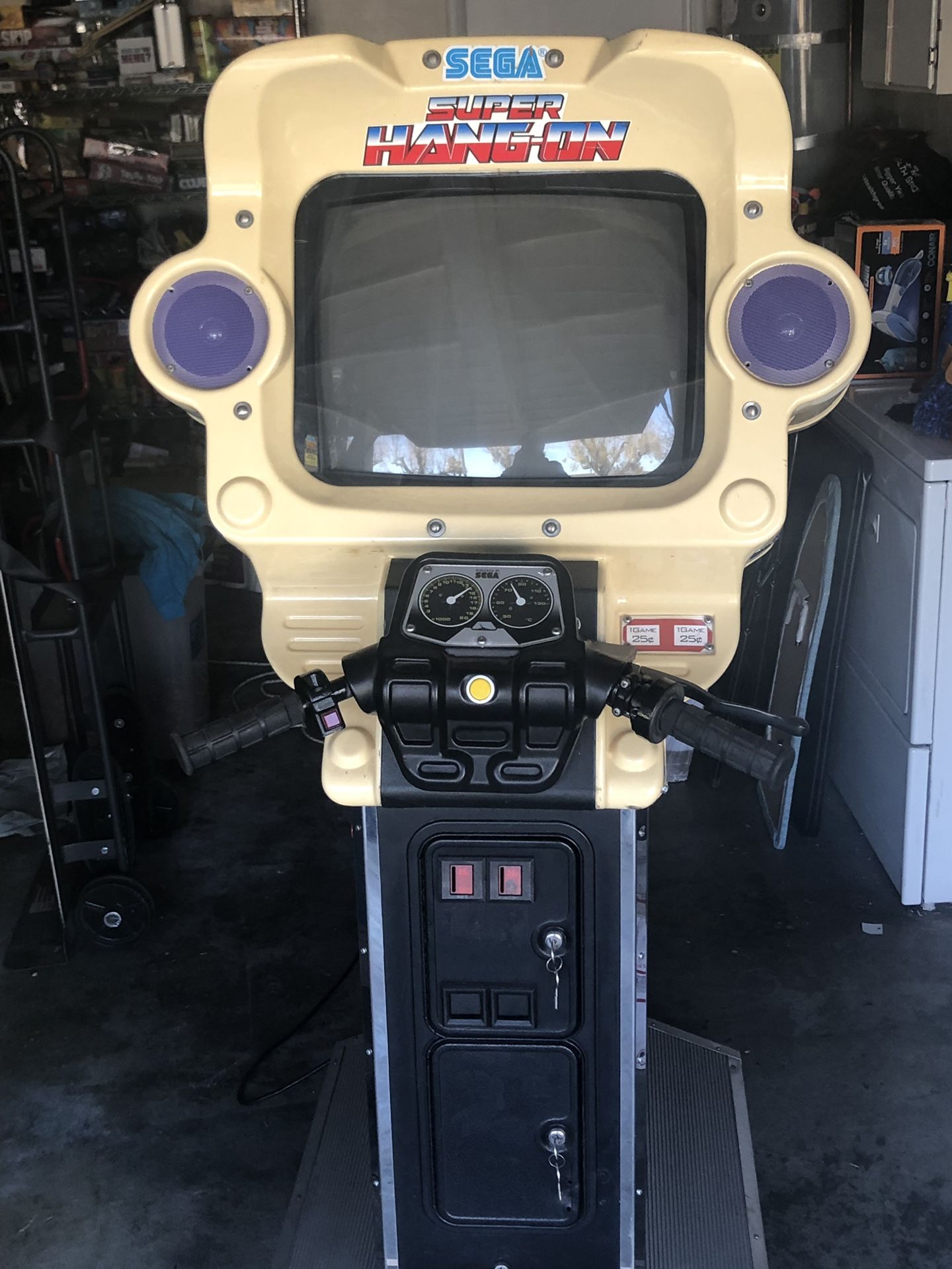 Sega Super Hang On Arcade Game
