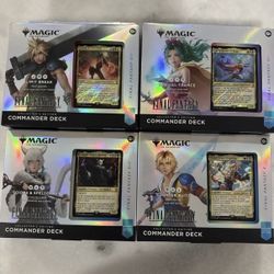 Magic The Gathering  Final Fantasy Collector's Edition Commander Deck Set Bundle