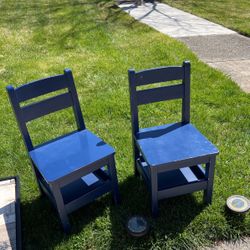 2 Kids Crate And barrel Chairs