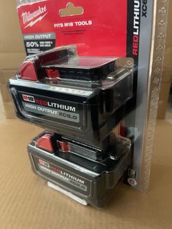 Milwaukee m18 2pack 6.0ah batteries