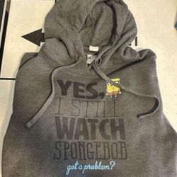 Mens SpongeBob Sweatshirt Size Med Brand New 