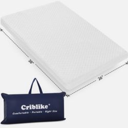 Criblike Waterproof Pack and Play Mattress, 38"x 26" Playard Mattress