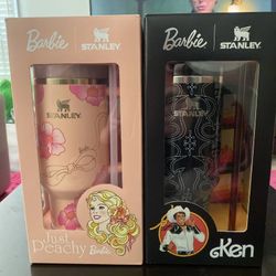 Just Peachy Barbie & Howdy Ken Stanley Cups 