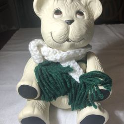 Ceramic Poseable Teddy Bear Doll