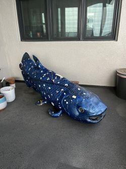 Big fish display comes with extra fins!