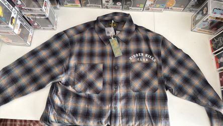 Hidden Hills Club flannel tee  XL