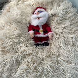 PB Teen Himalayan Faux Fur Ivory Bean Bag Chair