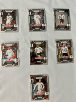 Panini Prizm Monopoly England Football Cards x7