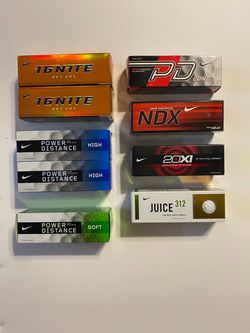 9 sleeves of unused NIKE Golf Balls