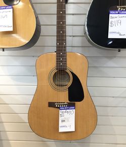 Fender acoustic guitar