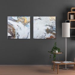 original abstract painting on canvas | wall art | home & room decor | "absolve"