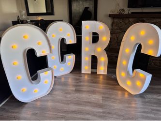 4FT Marquee Letters  15each