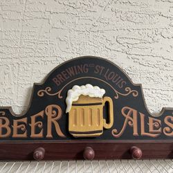 Pool Table Man Cave Sign Rack