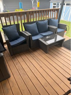 Wicker 4 pc Patio set