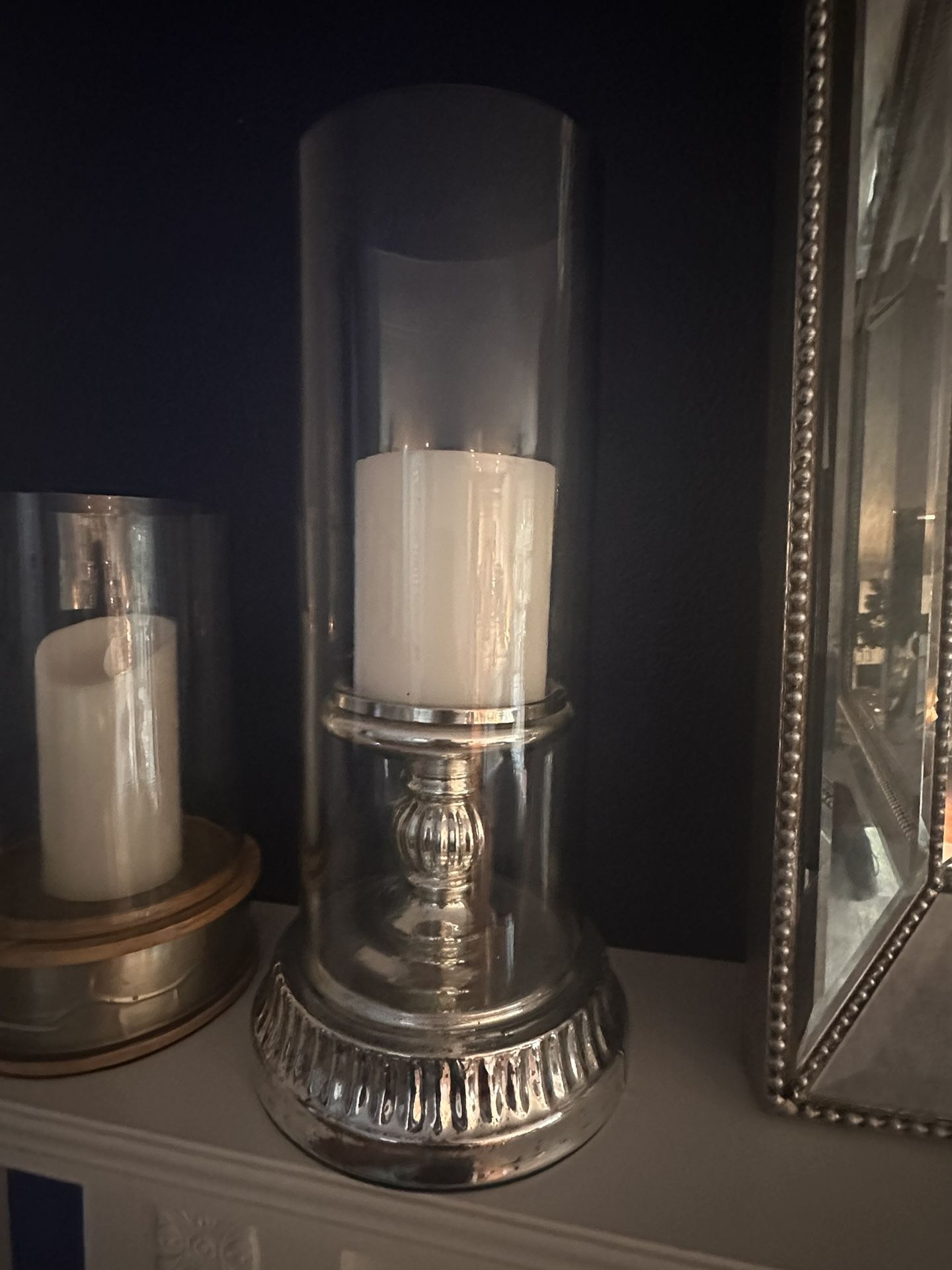 Pottery Barn Large Candle Holder