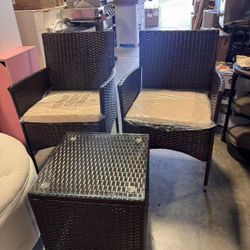 🎉on sale 🔥Patio Porch Furniture Sets 3 Pieces 