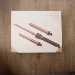 New Gem 3 In 1 Curl Designer Curling Iron