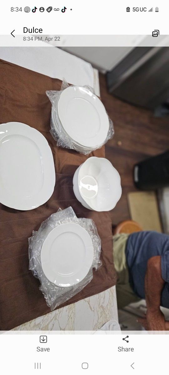 Windsor Bone Royal bone china 18 piece set by Block made in Thailand