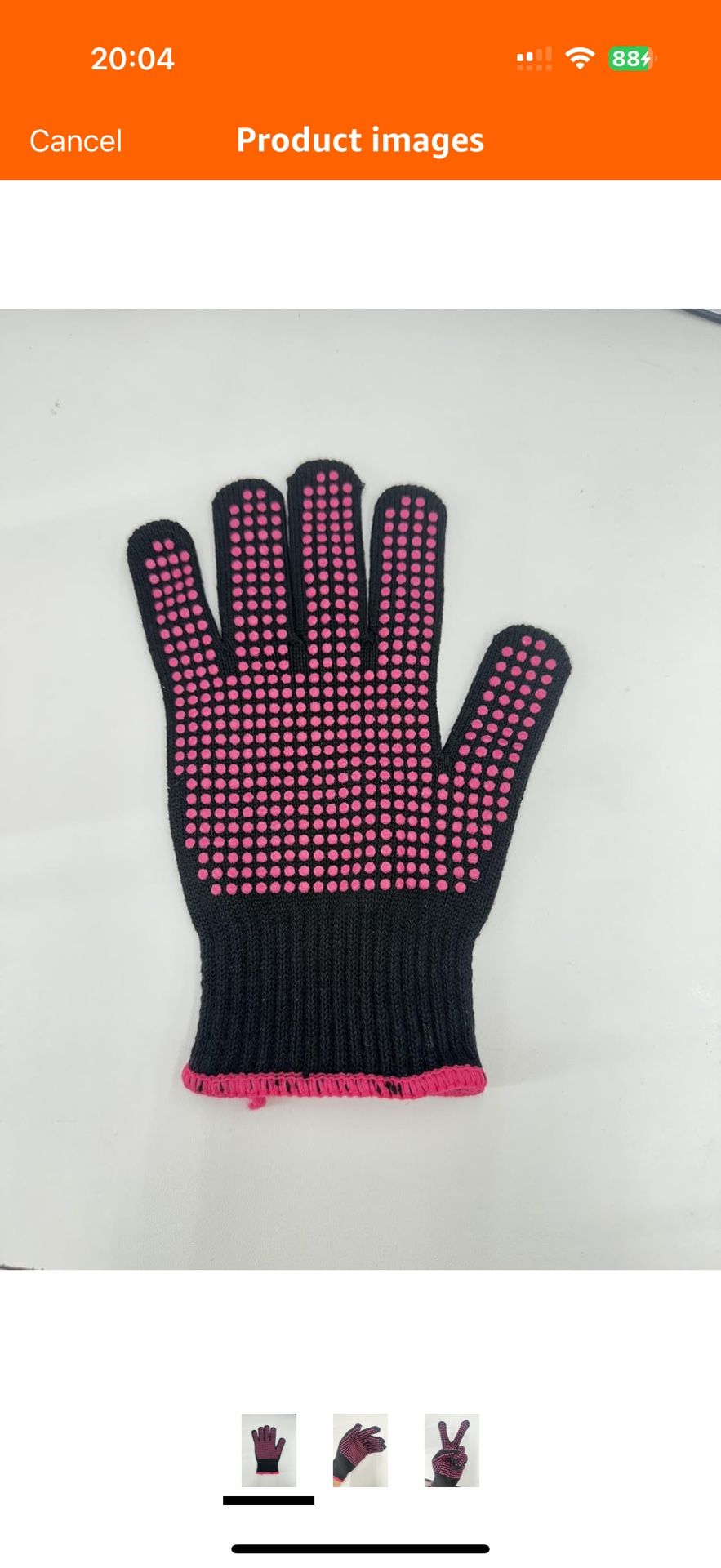 Heat Resistant Glove for Sublimation - 1Pcs Heat Gloves for Sublimation with Silicone Bumps, Heat Resistant Work Gloves for Women, Universal Fit Size