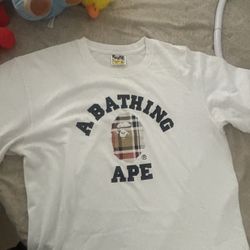 XL BAPE TEE BURBERRY
