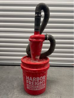 Bauer Cyclone Dust Separator Kit - Fully Assembled on 5-Gal Bucket