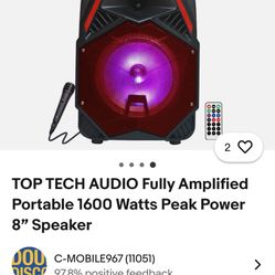 Top Tech Karaoke Speaker