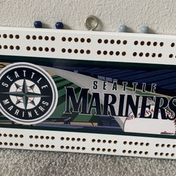 Seattle Mariners Cribbage Board