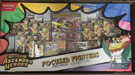 Pokemon Ascended Heroes focused fighters premium collection
