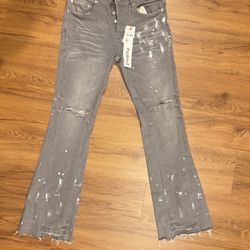Size 32 Purple Jeans NEW 